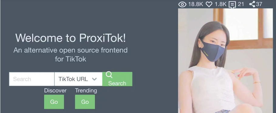ProxiTok-开源国际版抖音TikTok网页PHP版-百科资源